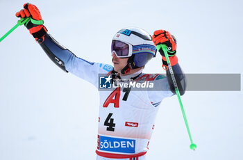 2024-10-27 - FIS Ski World Cup 2024-2025 - Men 's World Cup giant slalom Solden Saturday 27 October 2024 Second place: Henrik Kristoffersen (NOR) - GIANTS SLALOM MEN WORLD CUP - ALPINE SKIING - WINTER SPORTS