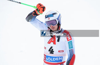 2024-10-27 - FIS Ski World Cup 2024-2025 - Men 's World Cup giant slalom Solden Saturday 27 October 2024 Second place: Henrik Kristoffersen (NOR) - GIANTS SLALOM MEN WORLD CUP - ALPINE SKIING - WINTER SPORTS