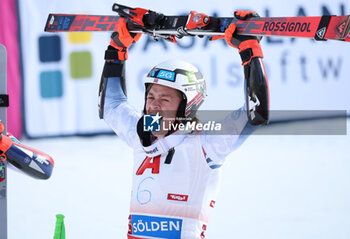 2024-10-27 - FIS Ski World Cup 2024-2025 - Men 's World Cup giant slalom Solden Saturday 27 October 2024 First place: Steen Olson Alexander (NOR) - GIANTS SLALOM MEN WORLD CUP - ALPINE SKIING - WINTER SPORTS