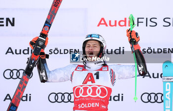 2024-10-27 - FIS Ski World Cup 2024-2025 - Men 's World Cup giant slalom Solden Saturday 27 October 2024 First place: Steen Olson Alexander (NOR) - GIANTS SLALOM MEN WORLD CUP - ALPINE SKIING - WINTER SPORTS