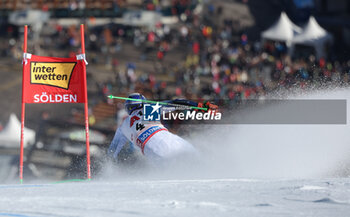 2024-10-27 - FIS Ski World Cup 2024-2025 - Men 's World Cup giant slalom Solden Saturday 27 October 2024 Second place: Henrik Kristoffersen (NOR) - GIANTS SLALOM MEN WORLD CUP - ALPINE SKIING - WINTER SPORTS