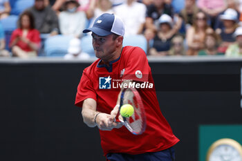 2024-01-20 - Tommy Paul (USA) M in action during their round three singles match against iomir Kecmanovic (SRB) - AUSTRALIAN OPEN - INTERNATIONALS - TENNIS