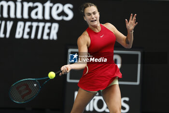 21/01/2024 - Aryna Sabalenka) in action during their round four singles match against Amanda Anisimova (USA - AUSTRALIAN OPEN - INTERNAZIONALI - TENNIS