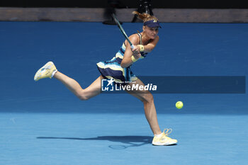 2024-01-22 - Dayana Yastremska UKR) in action during their round four singles match against Victori Azarenka - AUSTRALIAN OPEN - INTERNATIONALS - TENNIS