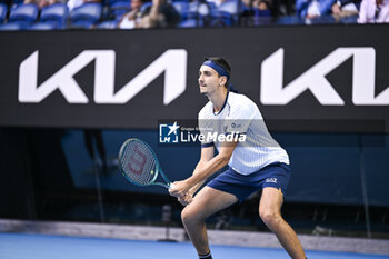 2024-01-18 - Lorenzo Sonego during the Australian Open AO 2024 Grand Slam tennis tournament on January 18, 2024 at Melbourne Park in Australia. Photo Victor Joly / DPPI - TENNIS - AUSTRALIAN OPEN 2024 - WEEK 1 - INTERNATIONALS - TENNIS