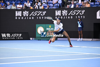 2024-01-18 - Lorenzo Sonego during the Australian Open AO 2024 Grand Slam tennis tournament on January 18, 2024 at Melbourne Park in Australia. Photo Victor Joly / DPPI - TENNIS - AUSTRALIAN OPEN 2024 - WEEK 1 - INTERNATIONALS - TENNIS