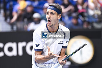 2024-01-18 - Lorenzo Sonego during the Australian Open AO 2024 Grand Slam tennis tournament on January 18, 2024 at Melbourne Park in Australia. Photo Victor Joly / DPPI - TENNIS - AUSTRALIAN OPEN 2024 - WEEK 1 - INTERNATIONALS - TENNIS