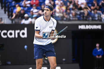 2024-01-18 - Lorenzo Sonego during the Australian Open AO 2024 Grand Slam tennis tournament on January 18, 2024 at Melbourne Park in Australia. Photo Victor Joly / DPPI - TENNIS - AUSTRALIAN OPEN 2024 - WEEK 1 - INTERNATIONALS - TENNIS