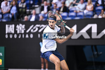 2024-01-18 - Lorenzo Sonego during the Australian Open AO 2024 Grand Slam tennis tournament on January 18, 2024 at Melbourne Park in Australia. Photo Victor Joly / DPPI - TENNIS - AUSTRALIAN OPEN 2024 - WEEK 1 - INTERNATIONALS - TENNIS