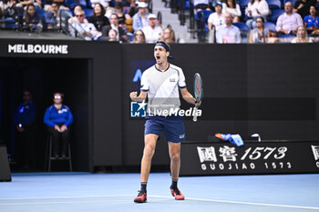 2024-01-18 - Lorenzo Sonego during the Australian Open AO 2024 Grand Slam tennis tournament on January 18, 2024 at Melbourne Park in Australia. Photo Victor Joly / DPPI - TENNIS - AUSTRALIAN OPEN 2024 - WEEK 1 - INTERNATIONALS - TENNIS