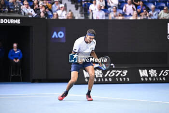 2024-01-18 - Lorenzo Sonego during the Australian Open AO 2024 Grand Slam tennis tournament on January 18, 2024 at Melbourne Park in Australia. Photo Victor Joly / DPPI - TENNIS - AUSTRALIAN OPEN 2024 - WEEK 1 - INTERNATIONALS - TENNIS