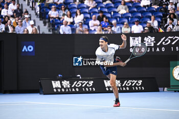 2024-01-18 - Lorenzo Sonego during the Australian Open AO 2024 Grand Slam tennis tournament on January 18, 2024 at Melbourne Park in Australia. Photo Victor Joly / DPPI - TENNIS - AUSTRALIAN OPEN 2024 - WEEK 1 - INTERNATIONALS - TENNIS