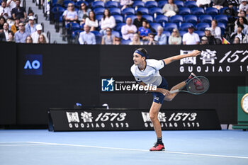 2024-01-18 - Lorenzo Sonego during the Australian Open AO 2024 Grand Slam tennis tournament on January 18, 2024 at Melbourne Park in Australia. Photo Victor Joly / DPPI - TENNIS - AUSTRALIAN OPEN 2024 - WEEK 1 - INTERNATIONALS - TENNIS