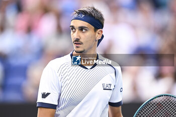 2024-01-18 - Lorenzo Sonego during the Australian Open AO 2024 Grand Slam tennis tournament on January 18, 2024 at Melbourne Park in Australia. Photo Victor Joly / DPPI - TENNIS - AUSTRALIAN OPEN 2024 - WEEK 1 - INTERNATIONALS - TENNIS