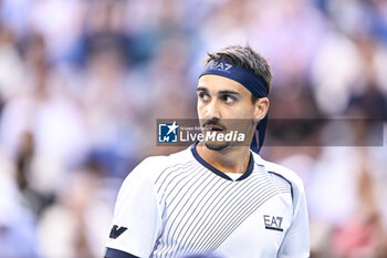 2024-01-18 - Lorenzo Sonego during the Australian Open AO 2024 Grand Slam tennis tournament on January 18, 2024 at Melbourne Park in Australia. Photo Victor Joly / DPPI - TENNIS - AUSTRALIAN OPEN 2024 - WEEK 1 - INTERNATIONALS - TENNIS