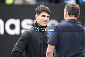 2024-01-18 - Carlos Alcaraz of Spain during the Australian Open AO 2024 Grand Slam tennis tournament on January 18, 2024 at Melbourne Park in Australia. Photo Victor Joly / DPPI - TENNIS - AUSTRALIAN OPEN 2024 - WEEK 1 - INTERNATIONALS - TENNIS