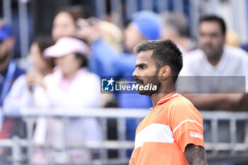 2024-01-18 - Sumit Nagal of India during the Australian Open AO 2024 Grand Slam tennis tournament on January 18, 2024 at Melbourne Park in Australia. Photo Victor Joly / DPPI - TENNIS - AUSTRALIAN OPEN 2024 - WEEK 1 - INTERNATIONALS - TENNIS