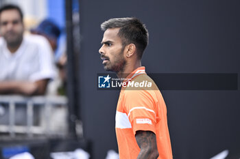 2024-01-18 - Sumit Nagal of India during the Australian Open AO 2024 Grand Slam tennis tournament on January 18, 2024 at Melbourne Park in Australia. Photo Victor Joly / DPPI - TENNIS - AUSTRALIAN OPEN 2024 - WEEK 1 - INTERNATIONALS - TENNIS