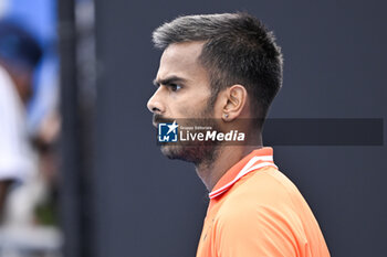 2024-01-18 - Sumit Nagal of India during the Australian Open AO 2024 Grand Slam tennis tournament on January 18, 2024 at Melbourne Park in Australia. Photo Victor Joly / DPPI - TENNIS - AUSTRALIAN OPEN 2024 - WEEK 1 - INTERNATIONALS - TENNIS