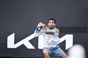 2024-01-18 - Arthur Fils of France during the Australian Open AO 2024 Grand Slam tennis tournament on January 18, 2024 at Melbourne Park in Australia. Photo Victor Joly / DPPI - TENNIS - AUSTRALIAN OPEN 2024 - WEEK 1 - INTERNATIONALS - TENNIS