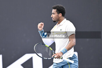 2024-01-18 - Arthur Fils of France during the Australian Open AO 2024 Grand Slam tennis tournament on January 18, 2024 at Melbourne Park in Australia. Photo Victor Joly / DPPI - TENNIS - AUSTRALIAN OPEN 2024 - WEEK 1 - INTERNATIONALS - TENNIS