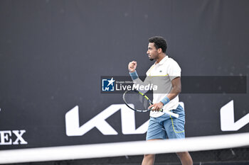 2024-01-18 - Arthur Fils of France during the Australian Open AO 2024 Grand Slam tennis tournament on January 18, 2024 at Melbourne Park in Australia. Photo Victor Joly / DPPI - TENNIS - AUSTRALIAN OPEN 2024 - WEEK 1 - INTERNATIONALS - TENNIS