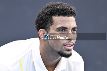 2024-01-18 - Arthur Fils of France during the Australian Open AO 2024 Grand Slam tennis tournament on January 18, 2024 at Melbourne Park in Australia. Photo Victor Joly / DPPI - TENNIS - AUSTRALIAN OPEN 2024 - WEEK 1 - INTERNATIONALS - TENNIS