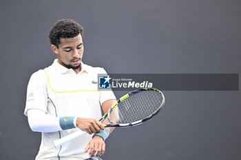 2024-01-18 - Arthur Fils of France during the Australian Open AO 2024 Grand Slam tennis tournament on January 18, 2024 at Melbourne Park in Australia. Photo Victor Joly / DPPI - TENNIS - AUSTRALIAN OPEN 2024 - WEEK 1 - INTERNATIONALS - TENNIS