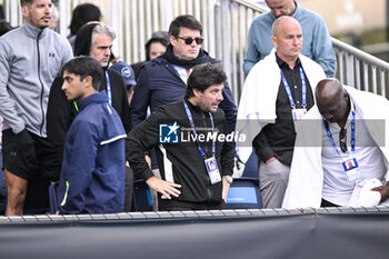 2024-01-18 - Sebastien Grosjean coach of Arthur Fils of France during the Australian Open AO 2024 Grand Slam tennis tournament on January 18, 2024 at Melbourne Park in Australia. Photo Victor Joly / DPPI - TENNIS - AUSTRALIAN OPEN 2024 - WEEK 1 - INTERNATIONALS - TENNIS