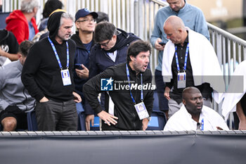 2024-01-18 - Sebastien Grosjean coach of Arthur Fils of France during the Australian Open AO 2024 Grand Slam tennis tournament on January 18, 2024 at Melbourne Park in Australia. Photo Victor Joly / DPPI - TENNIS - AUSTRALIAN OPEN 2024 - WEEK 1 - INTERNATIONALS - TENNIS