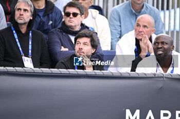 2024-01-18 - Sebastien Grosjean coach of Arthur Fils of France during the Australian Open AO 2024 Grand Slam tennis tournament on January 18, 2024 at Melbourne Park in Australia. Photo Victor Joly / DPPI - TENNIS - AUSTRALIAN OPEN 2024 - WEEK 1 - INTERNATIONALS - TENNIS