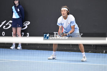 2024-01-18 - Zhizhen Zhang of China during the Australian Open AO 2024 Grand Slam tennis tournament on January 18, 2024 at Melbourne Park in Australia. Photo Victor Joly / DPPI - TENNIS - AUSTRALIAN OPEN 2024 - WEEK 1 - INTERNATIONALS - TENNIS