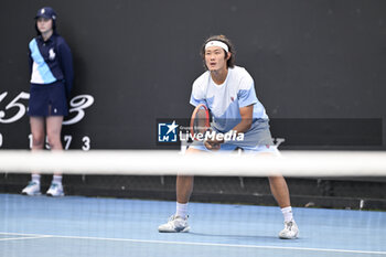 2024-01-18 - Zhizhen Zhang of China during the Australian Open AO 2024 Grand Slam tennis tournament on January 18, 2024 at Melbourne Park in Australia. Photo Victor Joly / DPPI - TENNIS - AUSTRALIAN OPEN 2024 - WEEK 1 - INTERNATIONALS - TENNIS