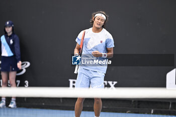 2024-01-18 - Zhizhen Zhang of China during the Australian Open AO 2024 Grand Slam tennis tournament on January 18, 2024 at Melbourne Park in Australia. Photo Victor Joly / DPPI - TENNIS - AUSTRALIAN OPEN 2024 - WEEK 1 - INTERNATIONALS - TENNIS