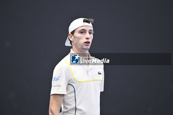 2024-01-18 - Ugo Humbert of France during the Australian Open AO 2024 Grand Slam tennis tournament on January 18, 2024 at Melbourne Park in Australia. Photo Victor Joly / DPPI - TENNIS - AUSTRALIAN OPEN 2024 - WEEK 1 - INTERNATIONALS - TENNIS