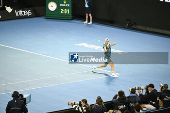 2024-01-18 - General view illustration with Grigor Dimitrov during the Australian Open AO 2024 Grand Slam tennis tournament on January 18, 2024 at Melbourne Park in Australia. Photo Victor Joly / DPPI - TENNIS - AUSTRALIAN OPEN 2024 - WEEK 1 - INTERNATIONALS - TENNIS