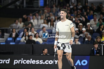 2024-01-18 - Thanasi Kokkinakis during the Australian Open AO 2024 Grand Slam tennis tournament on January 18, 2024 at Melbourne Park in Australia. Photo Victor Joly / DPPI - TENNIS - AUSTRALIAN OPEN 2024 - WEEK 1 - INTERNATIONALS - TENNIS