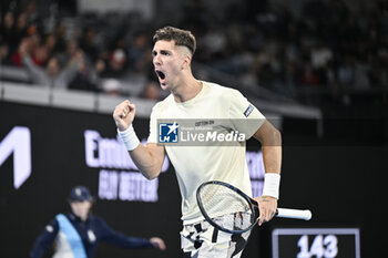 2024-01-18 - Thanasi Kokkinakis during the Australian Open AO 2024 Grand Slam tennis tournament on January 18, 2024 at Melbourne Park in Australia. Photo Victor Joly / DPPI - TENNIS - AUSTRALIAN OPEN 2024 - WEEK 1 - INTERNATIONALS - TENNIS