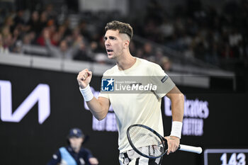 2024-01-18 - Thanasi Kokkinakis during the Australian Open AO 2024 Grand Slam tennis tournament on January 18, 2024 at Melbourne Park in Australia. Photo Victor Joly / DPPI - TENNIS - AUSTRALIAN OPEN 2024 - WEEK 1 - INTERNATIONALS - TENNIS