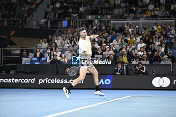 2024-01-18 - Thanasi Kokkinakis during the Australian Open AO 2024 Grand Slam tennis tournament on January 18, 2024 at Melbourne Park in Australia. Photo Victor Joly / DPPI - TENNIS - AUSTRALIAN OPEN 2024 - WEEK 1 - INTERNATIONALS - TENNIS