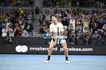 2024-01-18 - Thanasi Kokkinakis during the Australian Open AO 2024 Grand Slam tennis tournament on January 18, 2024 at Melbourne Park in Australia. Photo Victor Joly / DPPI - TENNIS - AUSTRALIAN OPEN 2024 - WEEK 1 - INTERNATIONALS - TENNIS