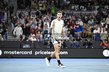 2024-01-18 - Thanasi Kokkinakis during the Australian Open AO 2024 Grand Slam tennis tournament on January 18, 2024 at Melbourne Park in Australia. Photo Victor Joly / DPPI - TENNIS - AUSTRALIAN OPEN 2024 - WEEK 1 - INTERNATIONALS - TENNIS