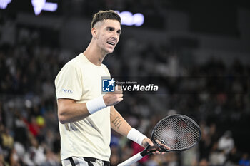 2024-01-18 - Thanasi Kokkinakis during the Australian Open AO 2024 Grand Slam tennis tournament on January 18, 2024 at Melbourne Park in Australia. Photo Victor Joly / DPPI - TENNIS - AUSTRALIAN OPEN 2024 - WEEK 1 - INTERNATIONALS - TENNIS