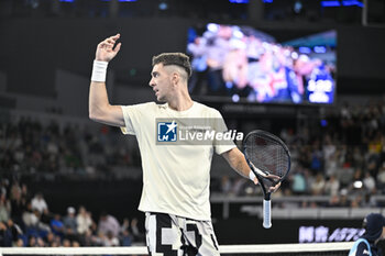 2024-01-18 - Thanasi Kokkinakis during the Australian Open AO 2024 Grand Slam tennis tournament on January 18, 2024 at Melbourne Park in Australia. Photo Victor Joly / DPPI - TENNIS - AUSTRALIAN OPEN 2024 - WEEK 1 - INTERNATIONALS - TENNIS