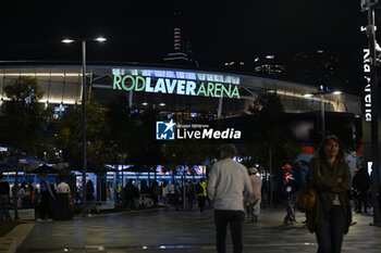 2024-01-18 - General view ambiance or ambience illustration of Rod Laver Arena during the Australian Open AO 2024 Grand Slam tennis tournament on January 18, 2024 at Melbourne Park in Australia. Photo Victor Joly / DPPI - TENNIS - AUSTRALIAN OPEN 2024 - WEEK 1 - INTERNATIONALS - TENNIS