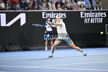 2024-01-18 - Arthur Cazaux of France during the Australian Open AO 2024 Grand Slam tennis tournament on January 18, 2024 at Melbourne Park in Australia. Photo Victor Joly / DPPI - TENNIS - AUSTRALIAN OPEN 2024 - WEEK 1 - INTERNATIONALS - TENNIS