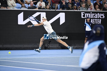 2024-01-18 - Arthur Cazaux of France during the Australian Open AO 2024 Grand Slam tennis tournament on January 18, 2024 at Melbourne Park in Australia. Photo Victor Joly / DPPI - TENNIS - AUSTRALIAN OPEN 2024 - WEEK 1 - INTERNATIONALS - TENNIS