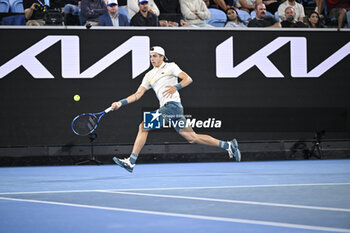 2024-01-18 - Arthur Cazaux of France during the Australian Open AO 2024 Grand Slam tennis tournament on January 18, 2024 at Melbourne Park in Australia. Photo Victor Joly / DPPI - TENNIS - AUSTRALIAN OPEN 2024 - WEEK 1 - INTERNATIONALS - TENNIS