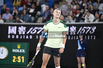 2024-01-18 - Holger Rune of Denmark during the Australian Open AO 2024 Grand Slam tennis tournament on January 18, 2024 at Melbourne Park in Australia. Photo Victor Joly / DPPI - TENNIS - AUSTRALIAN OPEN 2024 - WEEK 1 - INTERNATIONALS - TENNIS