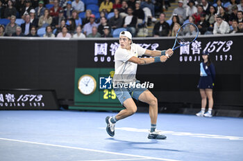 2024-01-18 - Holger Rune of Denmark during the Australian Open AO 2024 Grand Slam tennis tournament on January 18, 2024 at Melbourne Park in Australia. Photo Victor Joly / DPPI - TENNIS - AUSTRALIAN OPEN 2024 - WEEK 1 - INTERNATIONALS - TENNIS